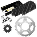 Black O-Ring Drive Chain & Sprockets Kit for Suzuki SV650 SV650A SV650S 1999-12