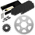 Black O-Ring Drive Chain & Sprockets Kit for Yamaha XJ550 XJ550R 1981 1982 1983