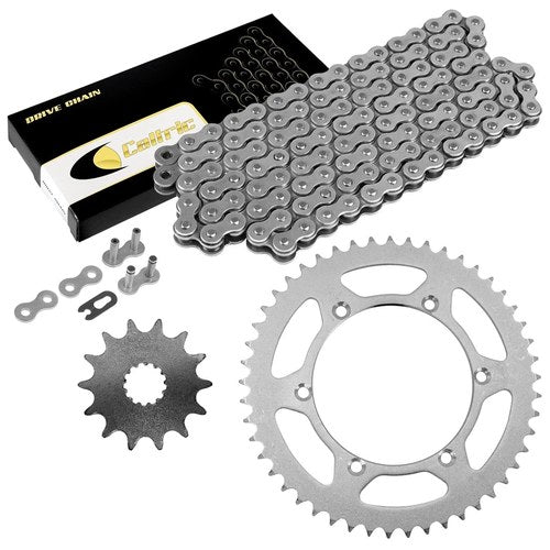 Drive Chain & Sprockets Kit for Kawasaki KX250 1999 2000 2001