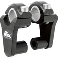 Rox Speed FX - 2" Pivoting Risers for 7/8" OR 1-1/8" Handlebar (Black) 1R-P2SEK