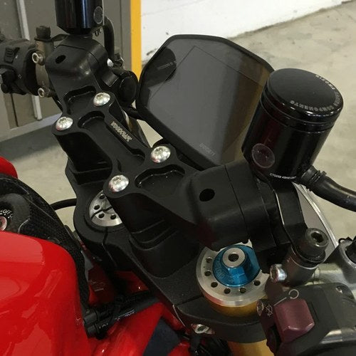 Ducati 2014-2016 Monster 1200 / S 1.5" Inch Woodcraft Clipon Adapter Plate