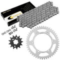 Drive Chain & Sprockets Kit for Kawasaki KDX200 1984 1985 1986 1987 1988
