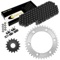 Black O-Ring Drive Chain & Sprockets for Honda CBR1000RR Fireblade Sc57 2004 05