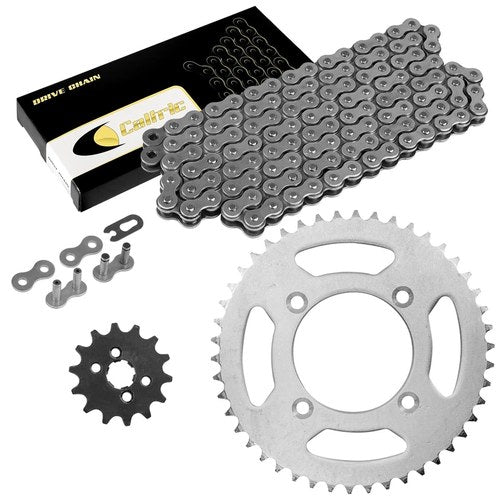 Caltric Drive Chain & Sprockets Kit for Honda XR80R XR80RF 1985 1986 1987-2003