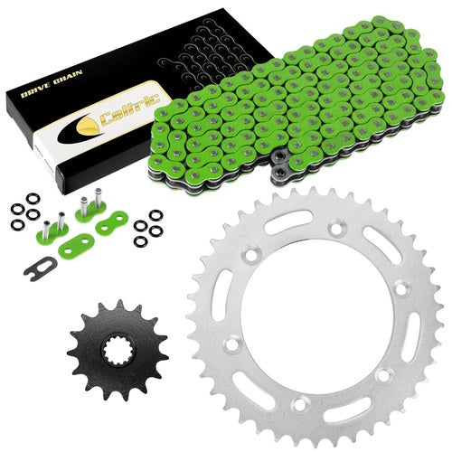 Green O-Ring Drive Chain & Sprockets Kit for Suzuki DR350Se / DR-Z400Sm