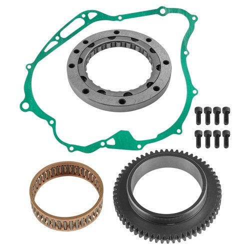 Starter Clutch Gear W/Gasket for Yamaha V Star 1100 Custom W/Flame XVS1100 05-06