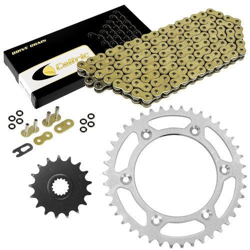 Gold O-Ring Drive Chain & Sprockets Kit for KTM 640 LC4 1999-2006