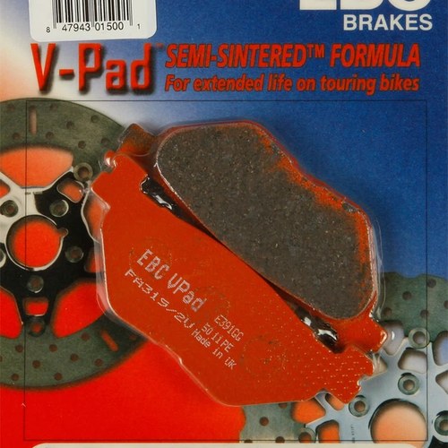Ebc Semi-Sintered V Brake Pads / One Pair (FA319/2V)