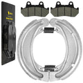 Front Rear Brake Pad Shoe for Honda VT500C Shadow 83-1986/VT500Ft Ascot 1983-84