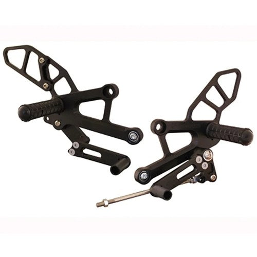 Honda 2015-2022 Cbr 300R Woodcraft Racing Rearsets - Complete Kit Reverse Shift
