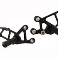 Kawasaki 2008-12 Ninja 250R Woodcraft Racing Rearsets / Footpegs - Standard Kit