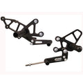 Kawasaki 2008-12 Ninja 250R Woodcraft Racing Rearsets / Footpegs - Complete Kit