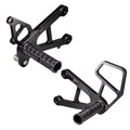 Kawasaki 2007-2008 ZX6R Woodcraft Racing Rearsets / Footpegs - Standard Kit