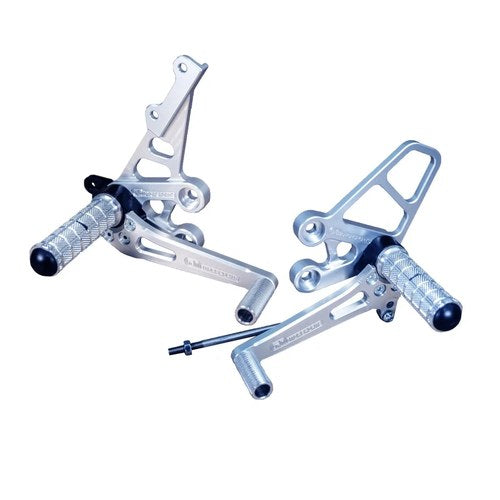 Suzuki 2005-2006 Gsxr 1000 Woodcraft Racing Rearsets / Footpegs - Complete Kit