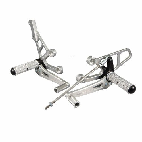 Suzuki 1999-2002 SV650 / SV650S Woodcraft Racing Rearsets / Footpegs - GP Shift
