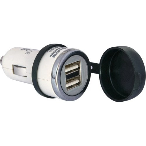 TecMate OptiMate USB 2100mA dual output USB charger Cigarette Lighter Plug O106