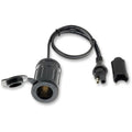 TecMate OptiMate 21mm Cigarette Lighter to Sae Cable Adapter O6