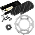 Black O-Ring Drive Chain W/Front Rear Sprockets Kit for Honda XR250R 1996-2004