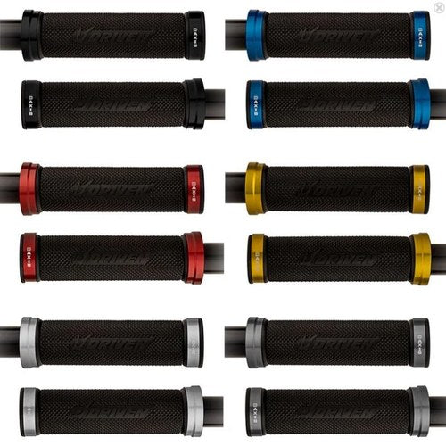 2004-2015 Yamaha FZ1 FZ6 FZ8 Driven D-AXIS Anodized Alloy Grips