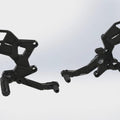 Kawasaki 2018-2024 Ninja 400R EX400 Vortex Racing Rearsets RS433K V3 2.0 Design