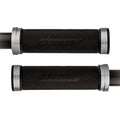 Driven Universal D-AXIS Anodized Alloy Grips Will Fit Standard 7/8" Bars Silver