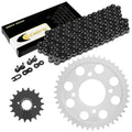 Black Drive Chain And Sprocket Kit for Honda CB750C Custom 1980 1981 1982