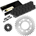Black Drive Chain And Sprocket Kit for Honda CM400A CM400C CM400E CM400T 79-81