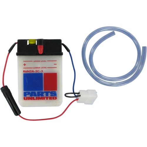 Parts Unlimited 6V Conventional Battery R6N2A-2C (R6N2A-2C)