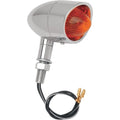 Drag Specialties Stud-Mount Mini Retro-Style Marker Light (Chrome/White Bulb)