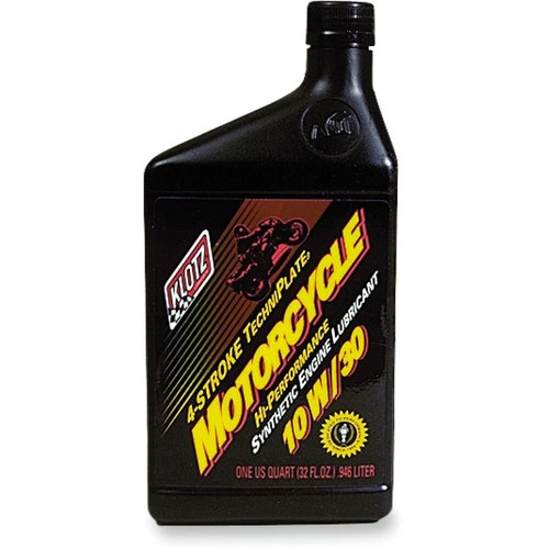 Klotz Oil Motorcycle TechniPlate Synthetic 4-Stroke Motor Oil | 10W-30 | 1 Quart