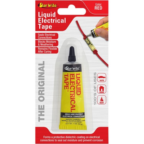Star Tron Liquid Electrical Tape (LET) Red | 1 oz | 84155