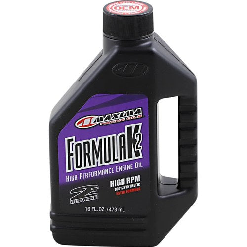 Maxima Racing Oil Formula K2 Motorcycle, ATV 2-Stroke Premix Oil | 16 oz | 22916