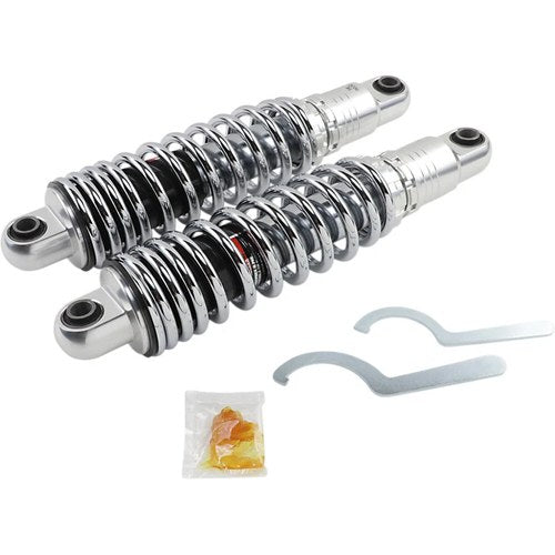 Drag Specialties Adjustable Heavy-Duty Shocks | Chrome | 13" | C160154H
