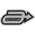 Arctiva Snow Snowmobile 4.5 inch A Logo Die-Cut Vinyl Decal/Sticker (Gray/Black)