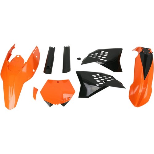 Acerbis Full Plastic Kit (Orange OEM '10) 2198070354