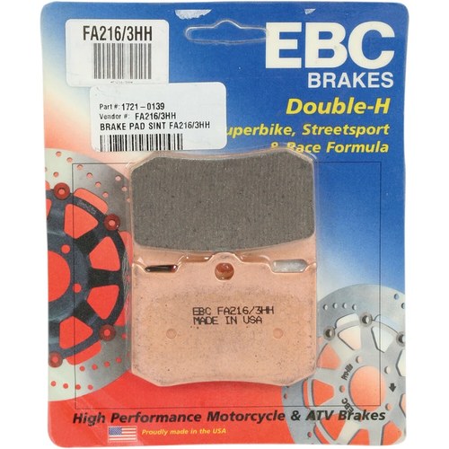 Ebc Double-H HH Sintered Superbike Brake Pads / One Pair (FA216/3HH)