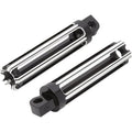 Arlen Ness - 06-114 - Soft-Touch Footpegs, 10 Gauge - Black