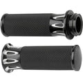 Arlen Ness - 07-319 - Fusion Series Grips, Deep Cut - Black