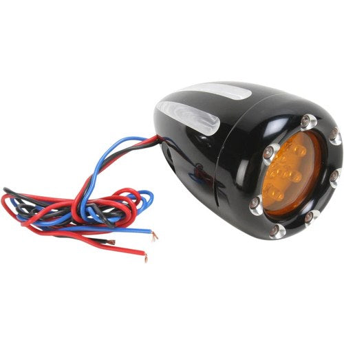 Arlen Ness - 12-765 - Deep Cut Turn Signals with Fire Ring LED
