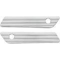 Arlen Ness - 03-609 - Saddlebag Latch Covers, 10-Gauge - Chrome