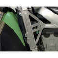 Works Connection Aluminum Radiator Braces 2012-15 KX450F (Silver) 18-298