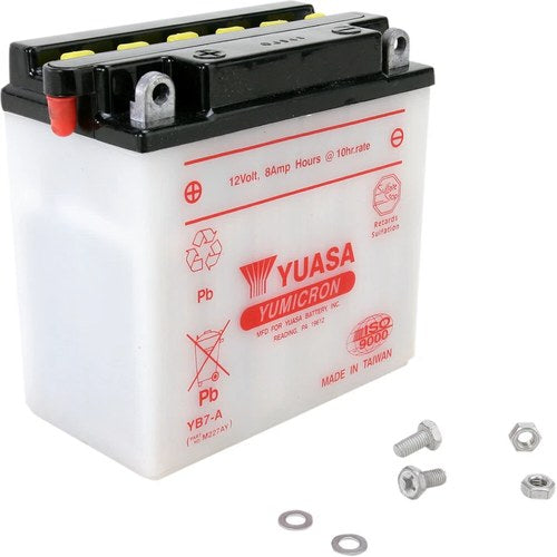 Yuasa Yumicron High Performance Conventional Battery (YB7-A) YUAM227AY