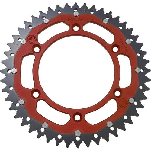 Moose Racing 48T Dual Rear Sprocket (Red) 48-tooth | 1210-1462