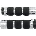 Avon Air Cushion Grips for H-D Motorcycles w/Cable Throttle (RIVAL Chrome)