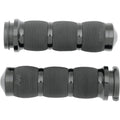 Avon Air Cushion Grips for H-D Motorcycles Fly-By-Wire Throttle (Anodized Black)