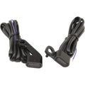 Drag Specialties LED Handlebar Marker Lights (Black w/ Smoke Lens)