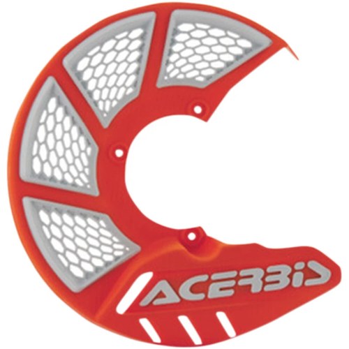 Acerbis X-Brake Vented Front Disc Cover (Orange/White) 2449495226