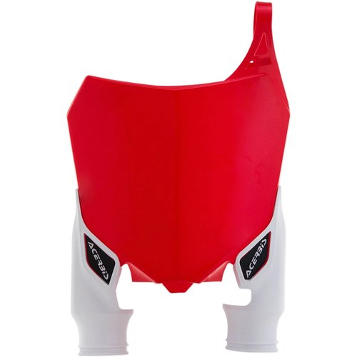 Acerbis Front Number Plate (Red/White) 2527411005