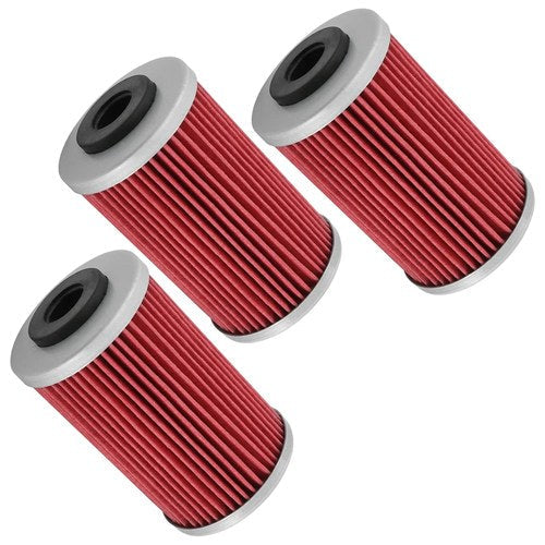3 Pack Oil Filter for KTM 690 Supermoto R Rally Factory Replica Smc 2008 09 2010