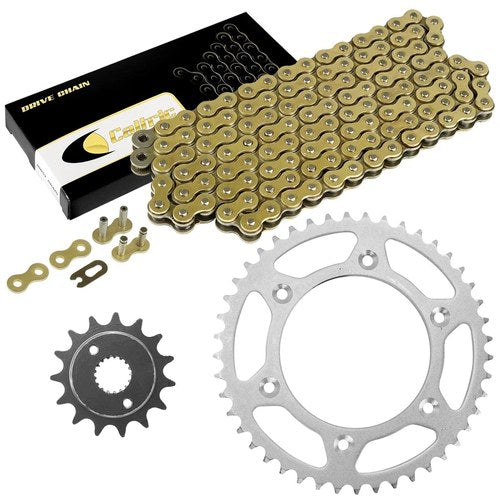 Drive Chain & Sprockets Kit for Honda XR400R 1996 1997 1998 1999 2000 2001-2004
